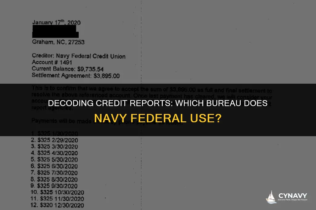 which credit bureau does navy federal pull from
