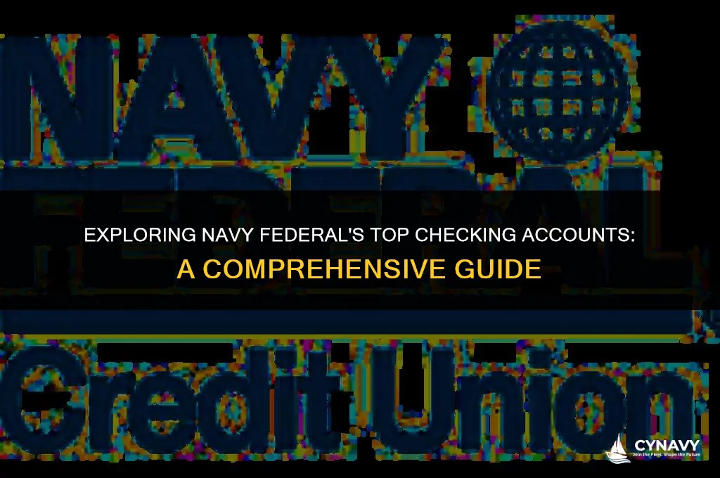 which navy federal checking account is best