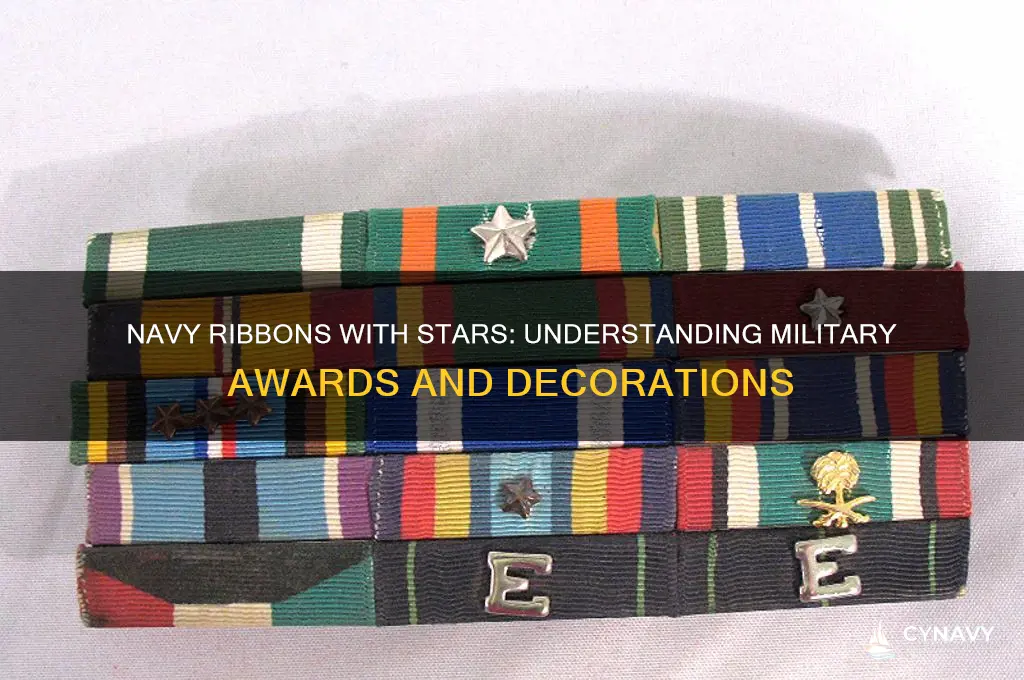 which navy ribbons get stars