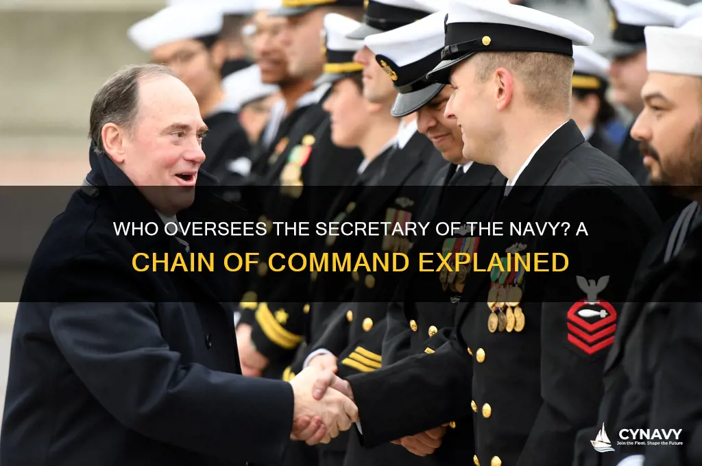 who does the secretary of the navy report to
