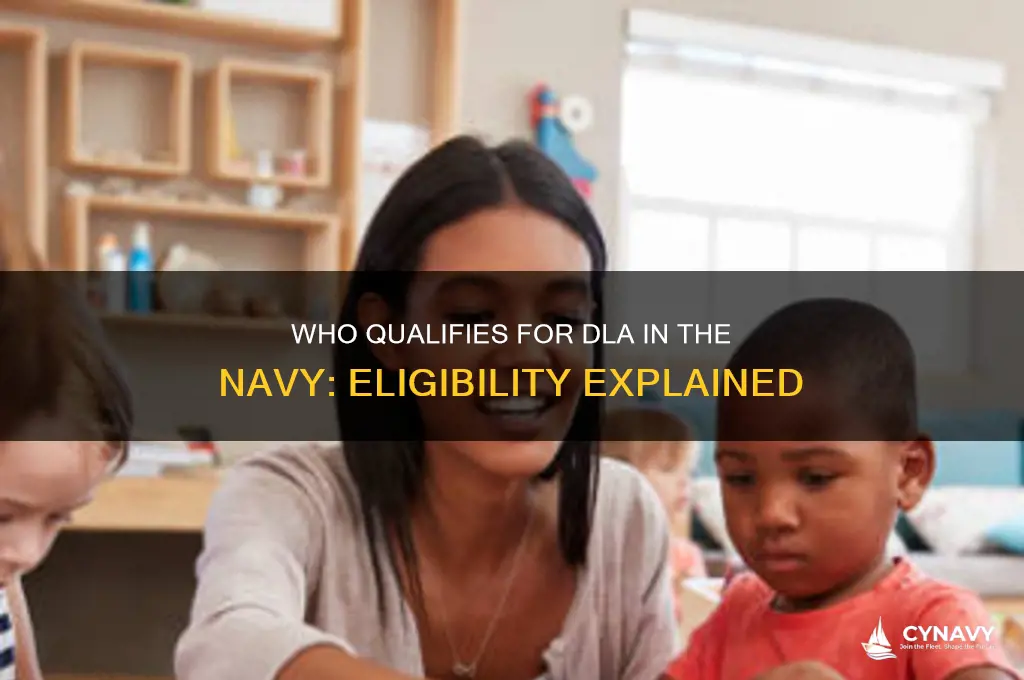 who gets dla navy