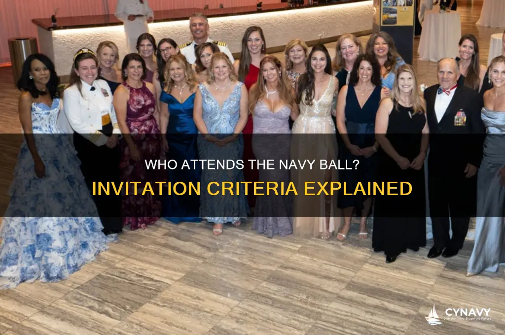 who gets invited to the navy ball