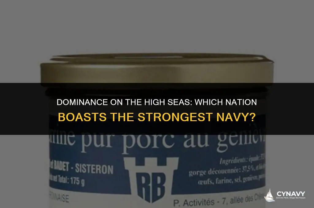 who has the strongest navy