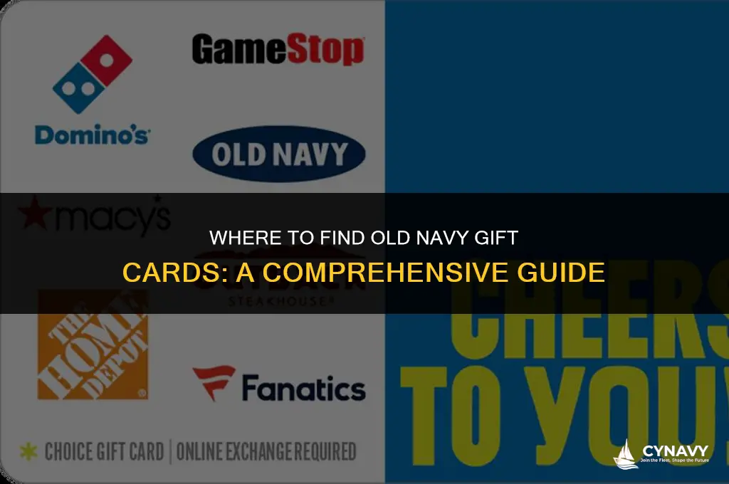 who sells old navy gift cards