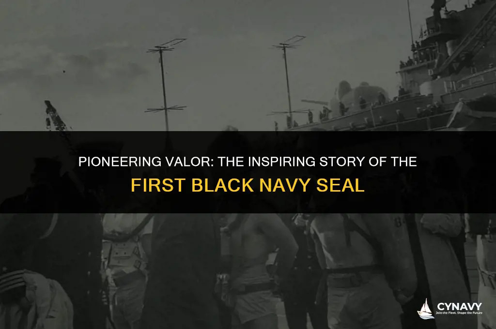 who was the first black navy seal