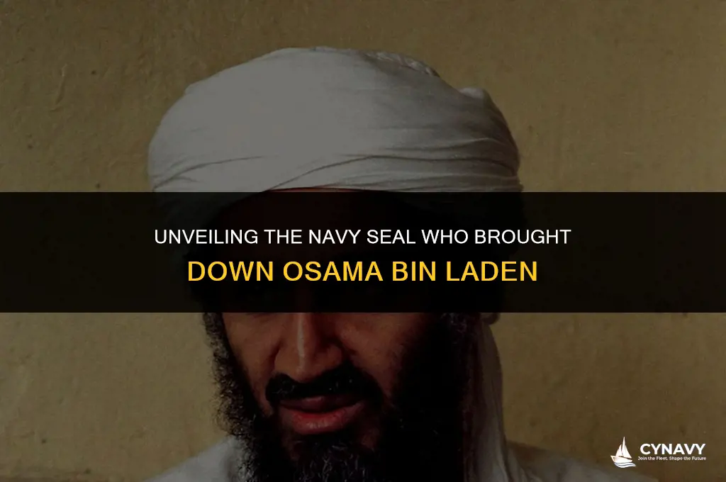 who was the navy seal that killed osama bin laden