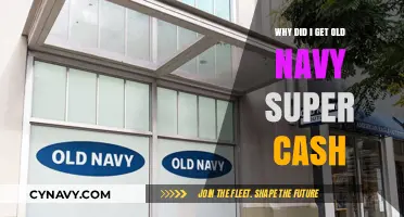 Why Did I Get Old Navy Super Cash? Understanding the Rewards