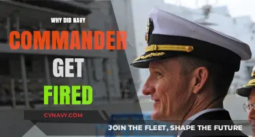 Navy Commander's Dismissal: Uncovering the Reasons Behind the Termination