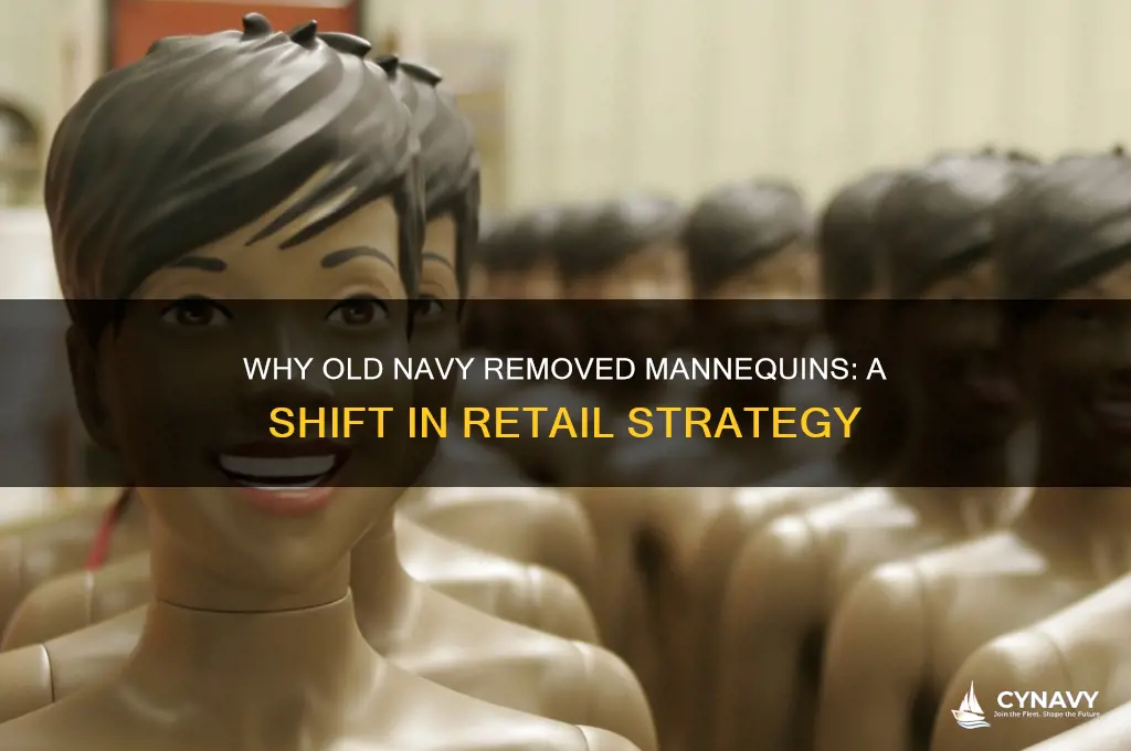 why did old navy get rid of the maiquins