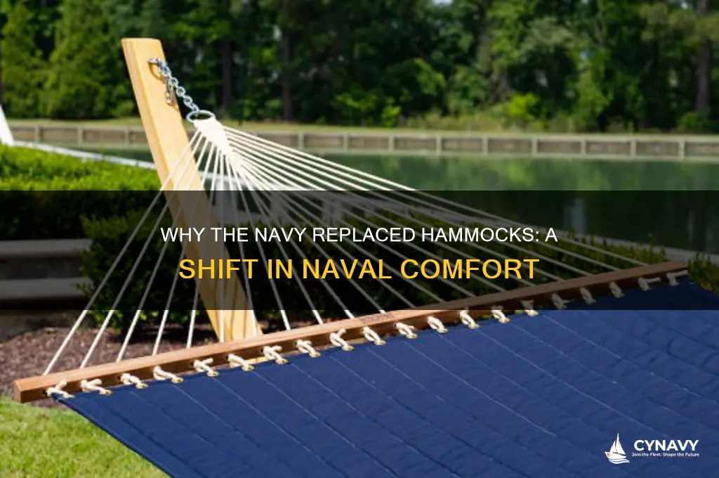 why did the navy get rid of hammocks