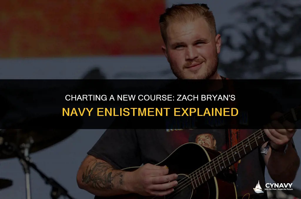 why did zach bryan go to the navy