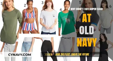 Why Didn't I Get Super Cash at Old Navy? Explained