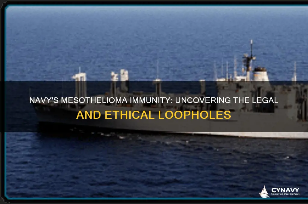 why does the navy get away with mesothelioma