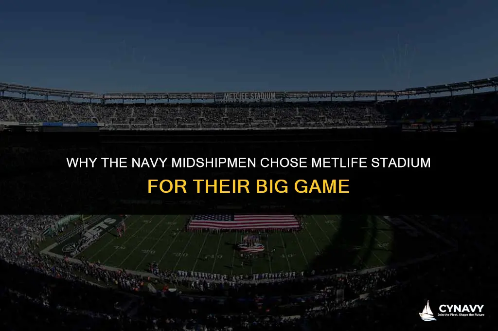 why is navy playing at metlife