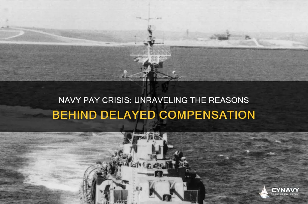 why is the navy not getting paid