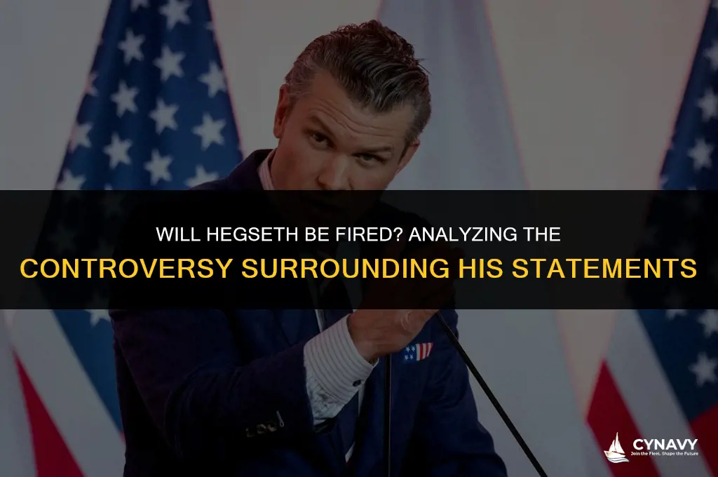 will hegseth be fired