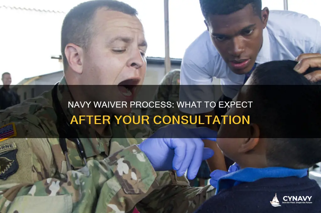 will i get the waiver after the consult navy