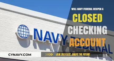 Can Navy Federal Reopen Your Closed Checking Account?