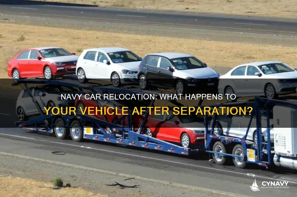 will the navy move my car when i get out