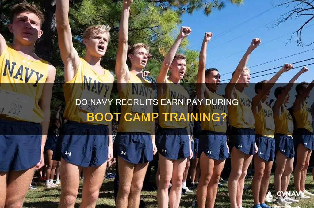 will you get paid for navy boot camp